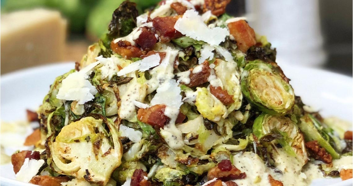 Cacio e Pepe Brussel Sprouts