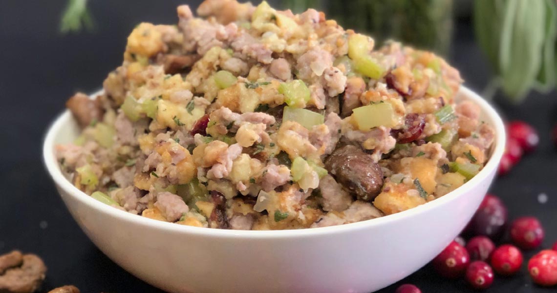 Sausage Chestnut Stuffing Uncle Giuseppe's Marketplace