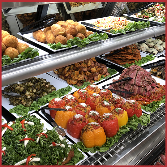 Uncle Giuseppe's deli case prepared foods